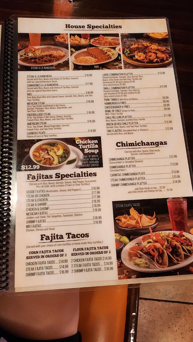 La Fountain Méxican Restaurant Menu-1